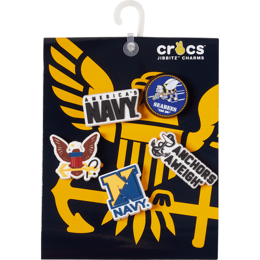 Crocs us | Armed Forces US Navy 5Pck Jibbitz Shoe Charm