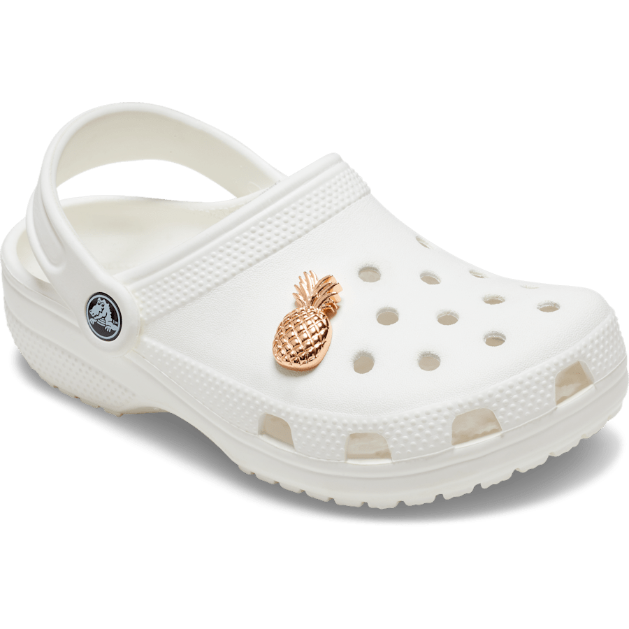 Crocs on sale | Gold Pineapple Jibbitz Shoe Charm