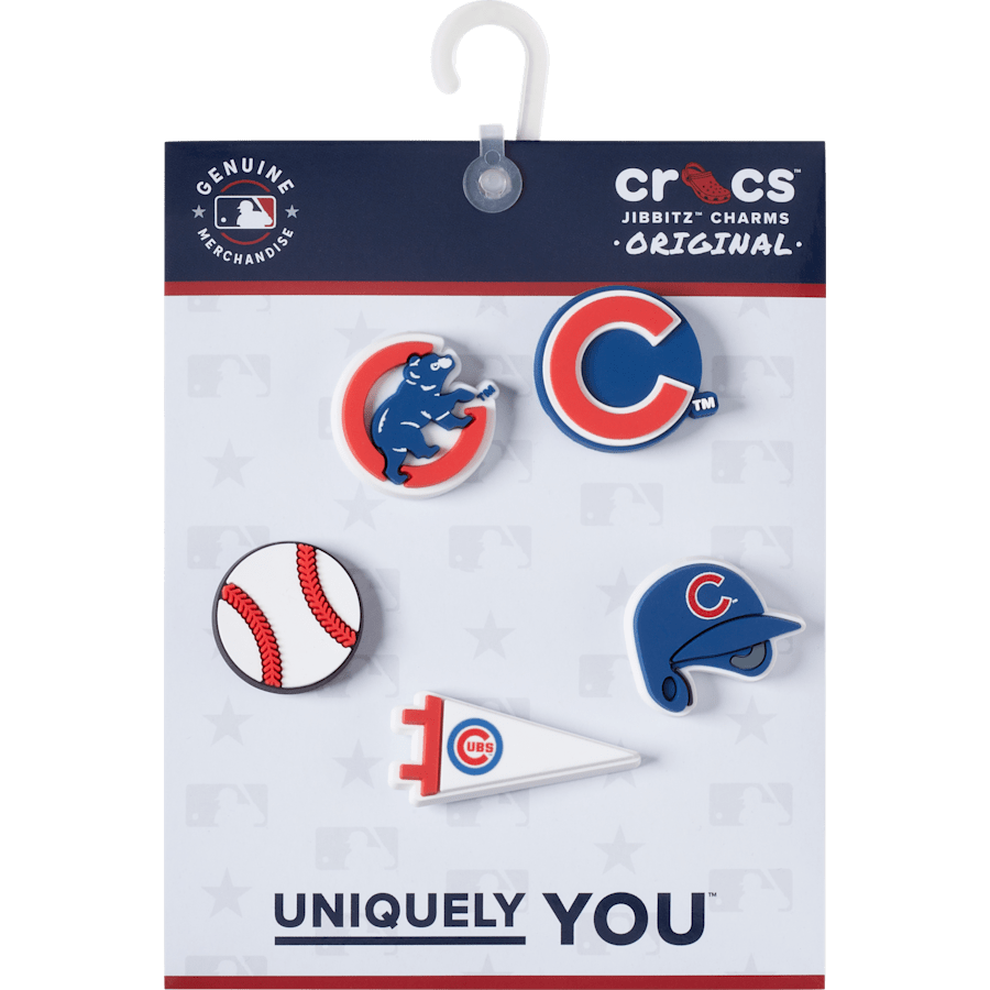 Crocs outlet | MLB Chicago Cubs 5pck Jibbitz™ charms
