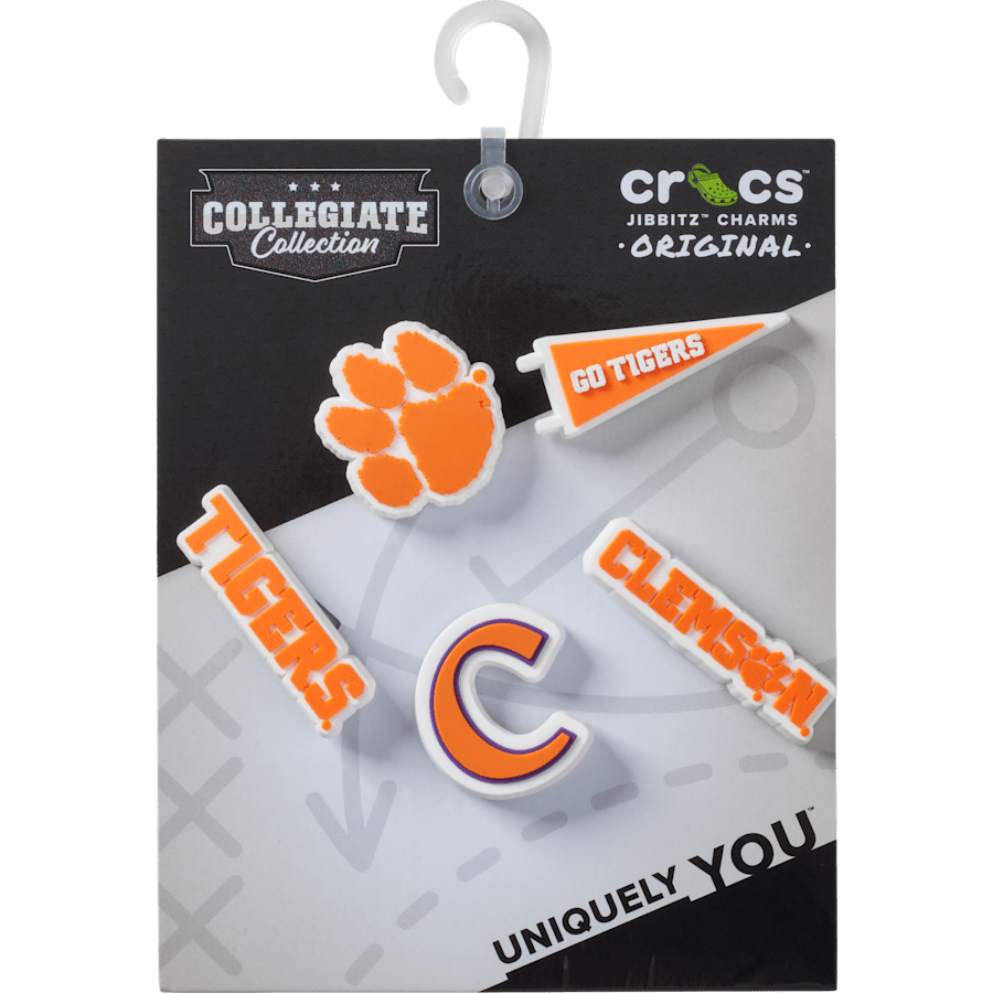 Crocs us | Clemson Univ 5 Pack Jibbitz™ charms