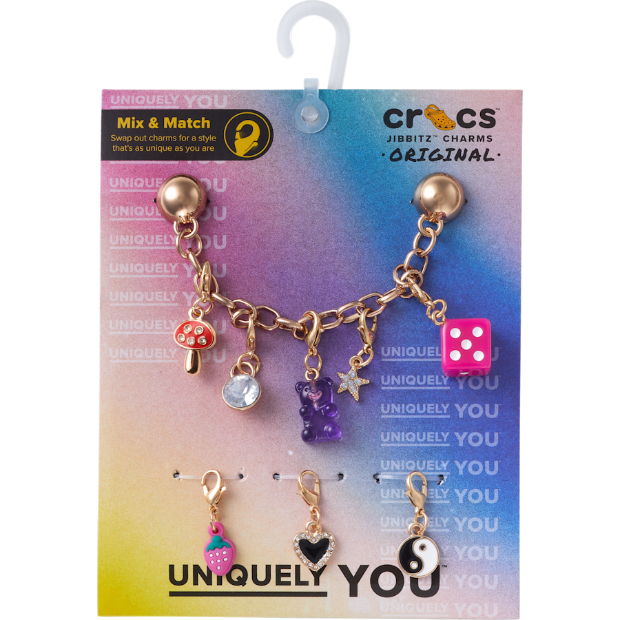 Crocs outlet | Custom Charm Chain 5 Pack Jibbitz™ charms