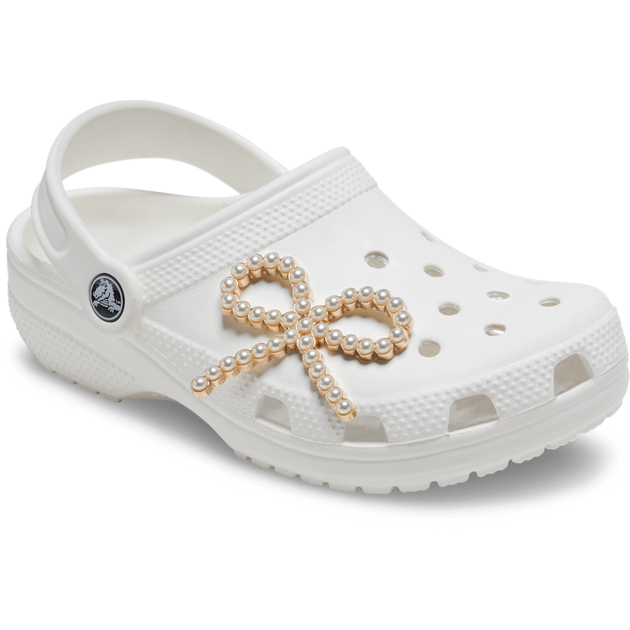 Crocs online | Pearl Bow Jibbitz™ charms