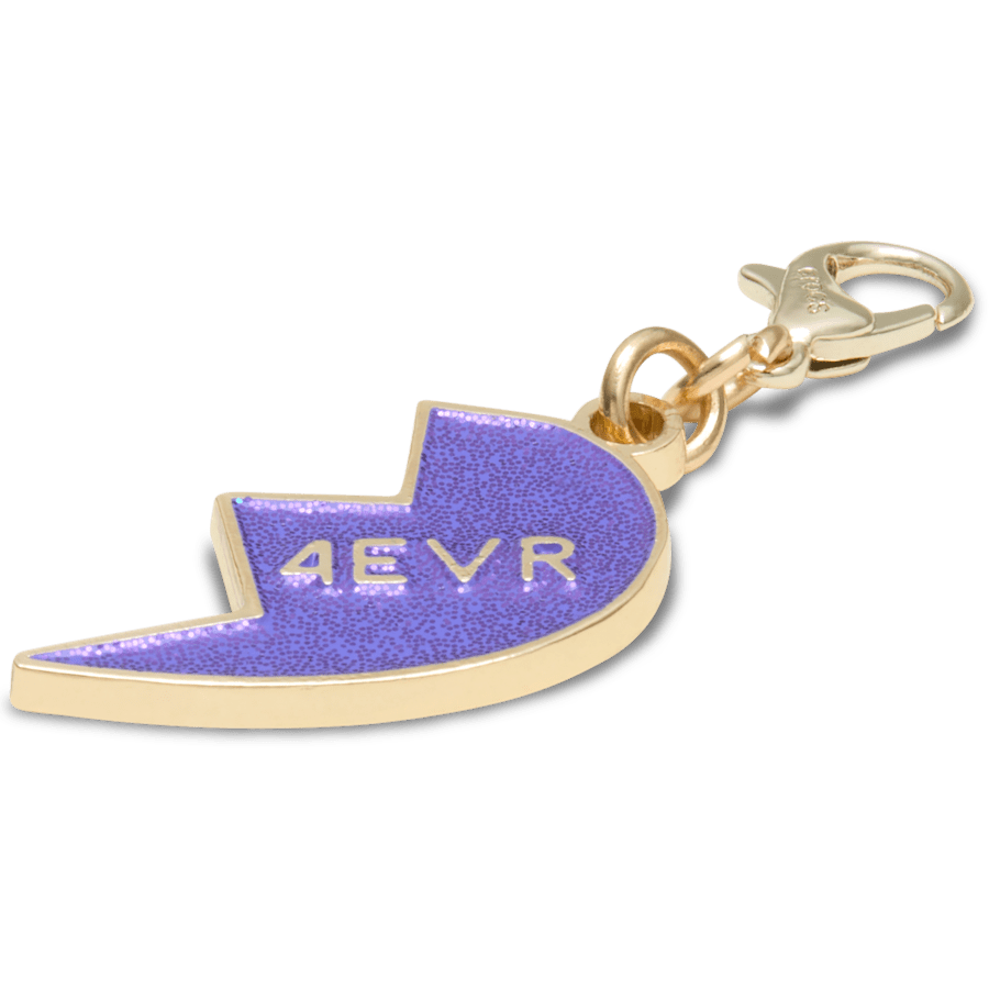 Crocs us | Purple Glitter BFF Charm Right Jibbitz Shoe Charm