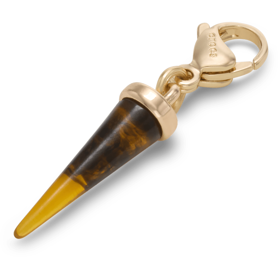 Crocs online | Gold Tortoise Spike Charm Jibbitz Shoe Charm