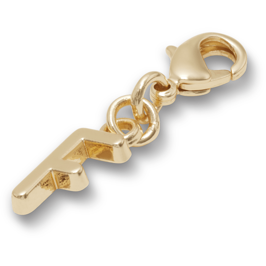 Crocs on sale | Gold Letter F Charm Jibbitz™ charms