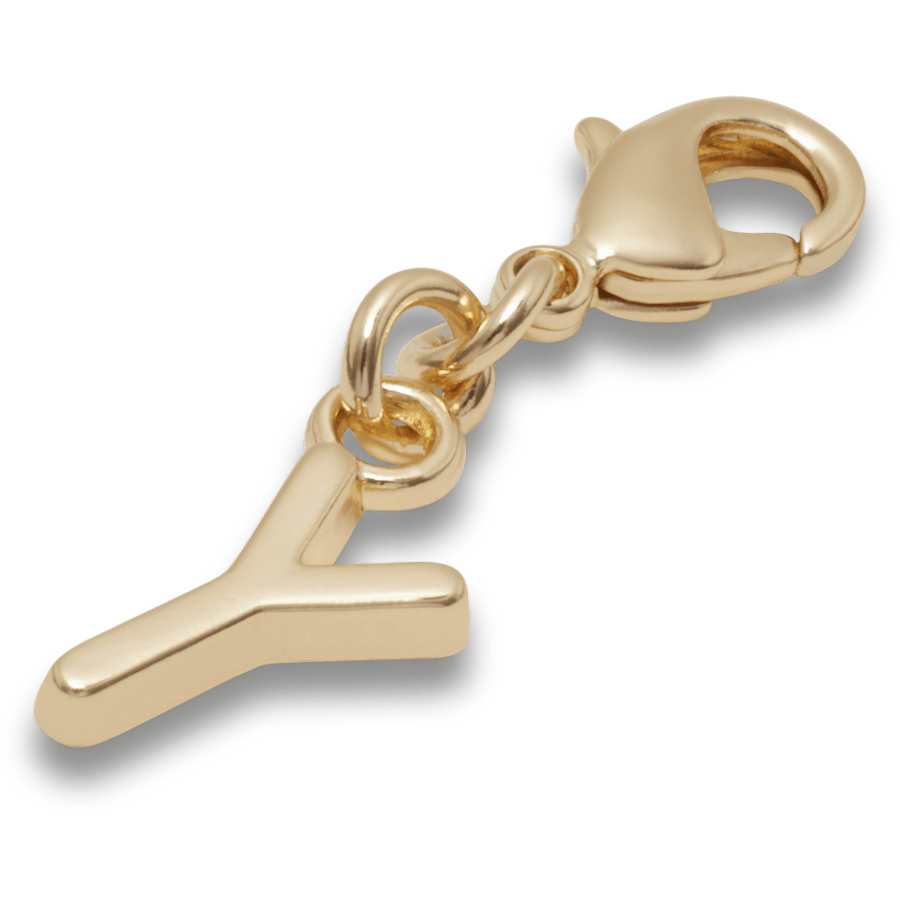 Crocs on sale | Gold Letter Y Charm Jibbitz™ charms