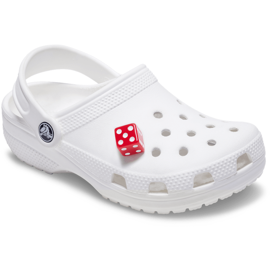 Crocs on sale | Red Dice Jibbitz™ charms
