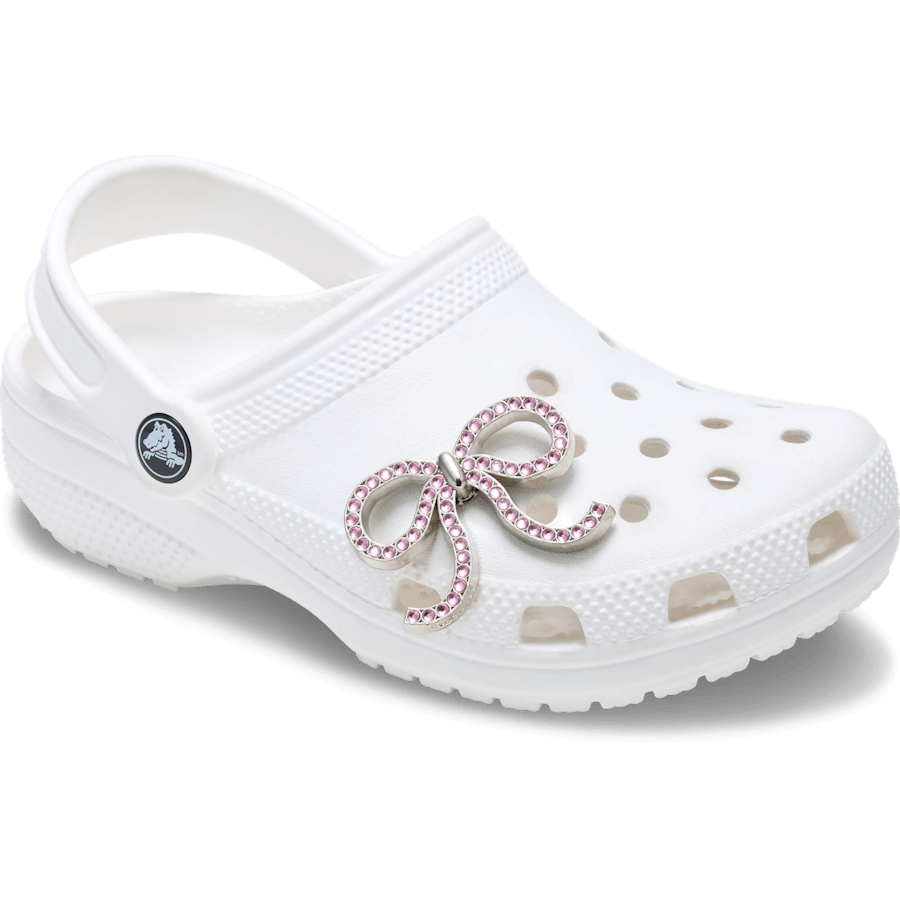 Crocs sale | Pink Glittery Bow Jibbitz™ charms