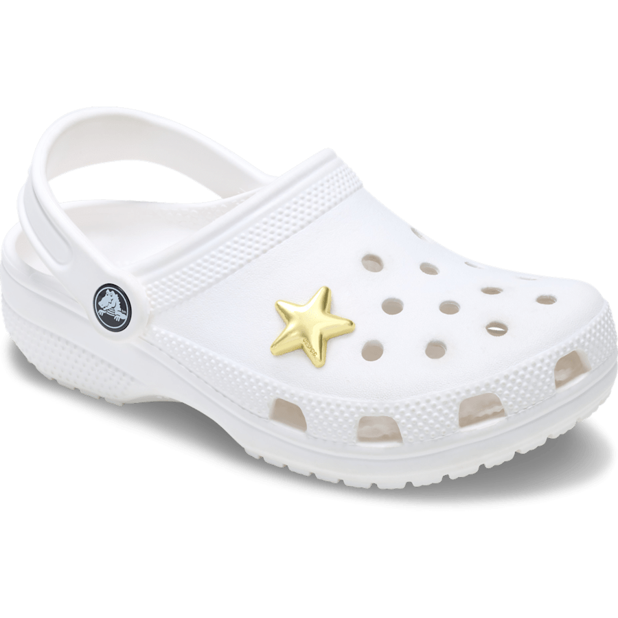 Crocs online | Gold Bubble Star Jibbitz™ charms