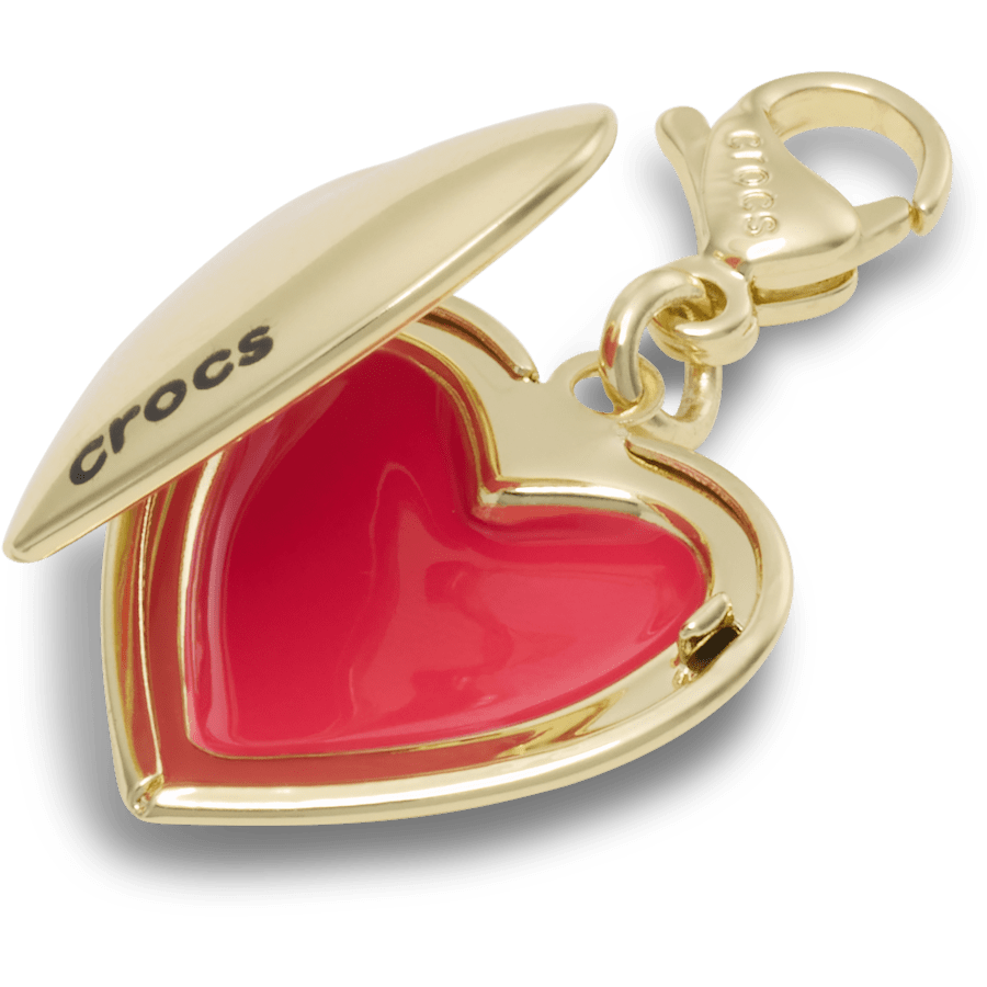 Crocs Discount | Gold Locket Charm Jibbitz charm