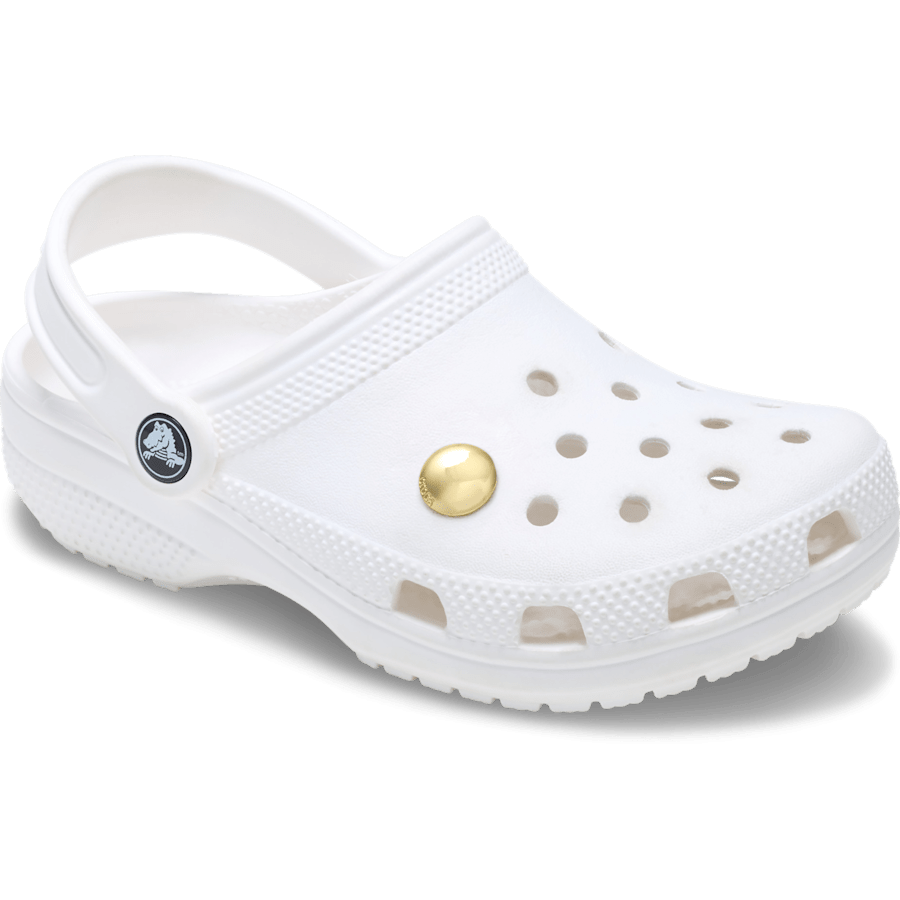 Crocs sale | Large Gold Circle Stud Jibbitz™ charms