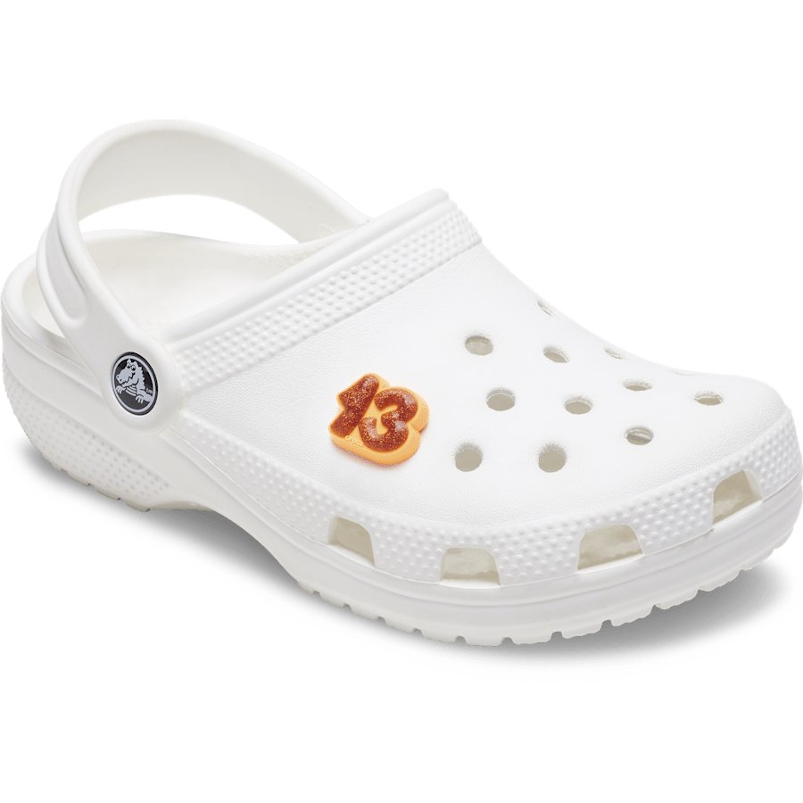 Crocs us | Orange Sparkly Number 13 Jibbitz™ charms