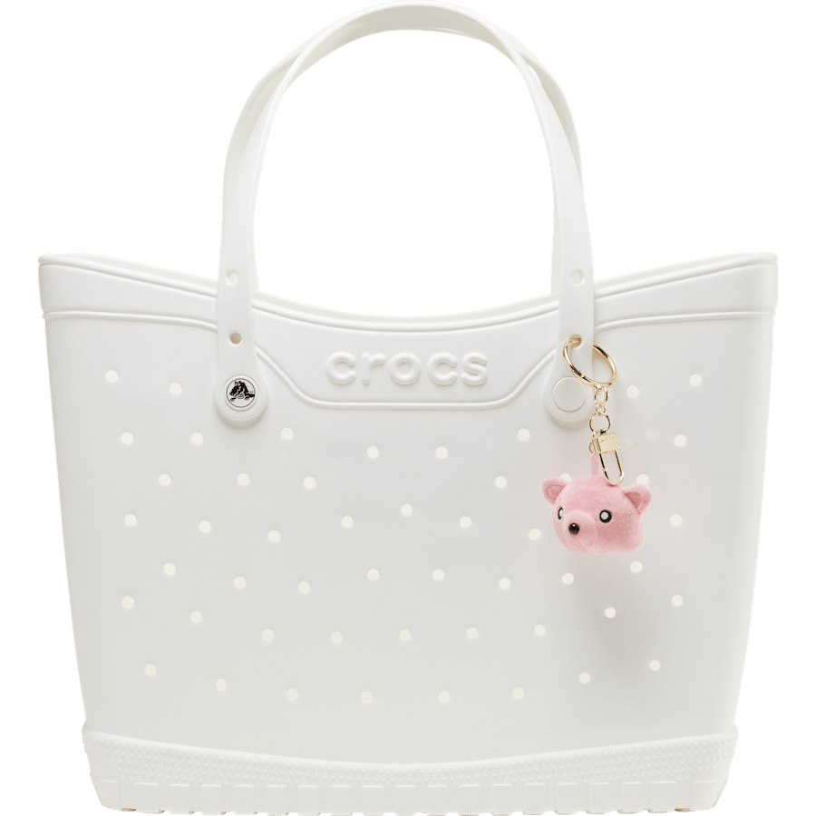 Crocs outlet | Plush Teddy Face Bag Charm