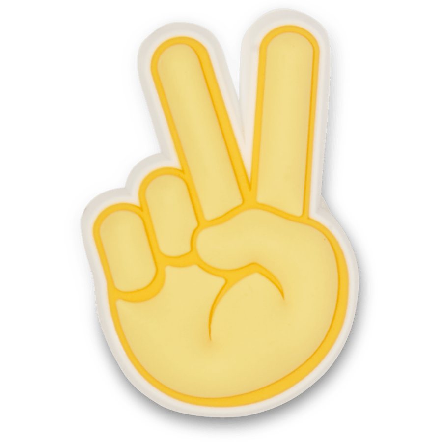 Crocs outlet | Peace Hand Sign Jibbitz Shoe Charm