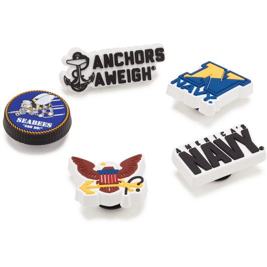 Crocs us | Armed Forces US Navy 5Pck Jibbitz Shoe Charm