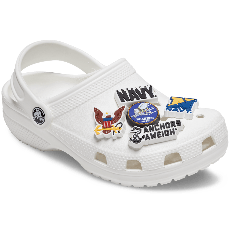 Crocs us | Armed Forces US Navy 5Pck Jibbitz Shoe Charm