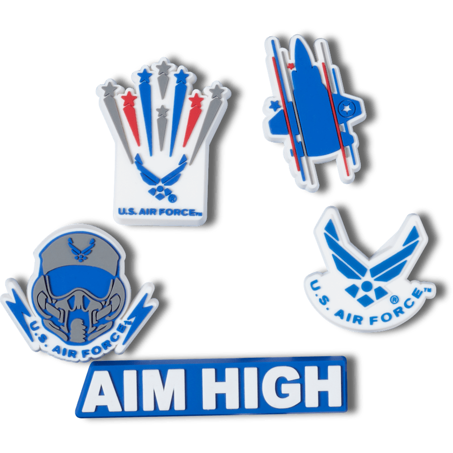 Crocs Discount | Armed Forces US Air Force 5Pck Jibbitz Shoe Charm