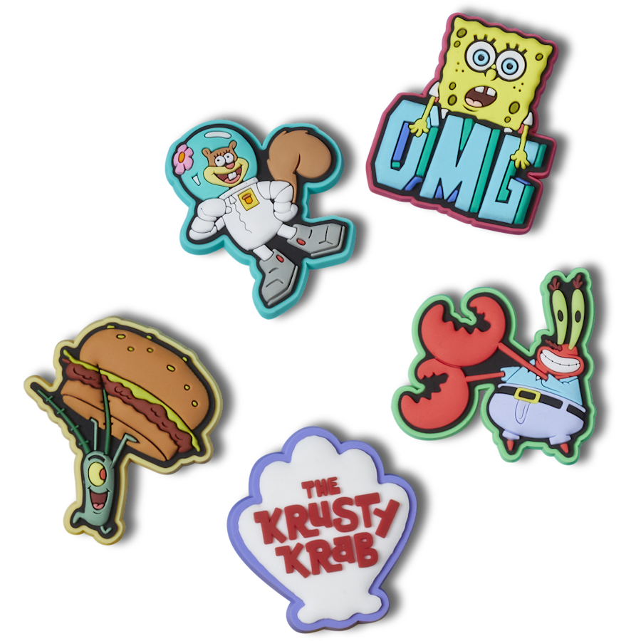 Crocs outlet | SpongeBob 5 Pack Jibbitz™ charms