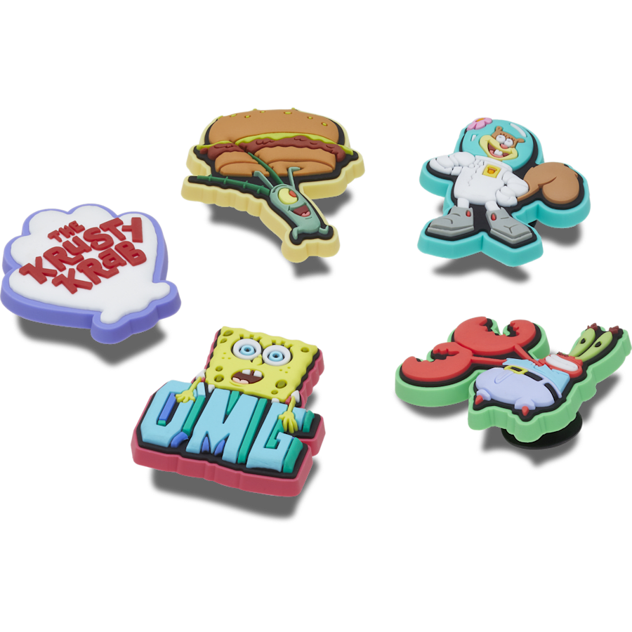 Crocs outlet | SpongeBob 5 Pack Jibbitz™ charms