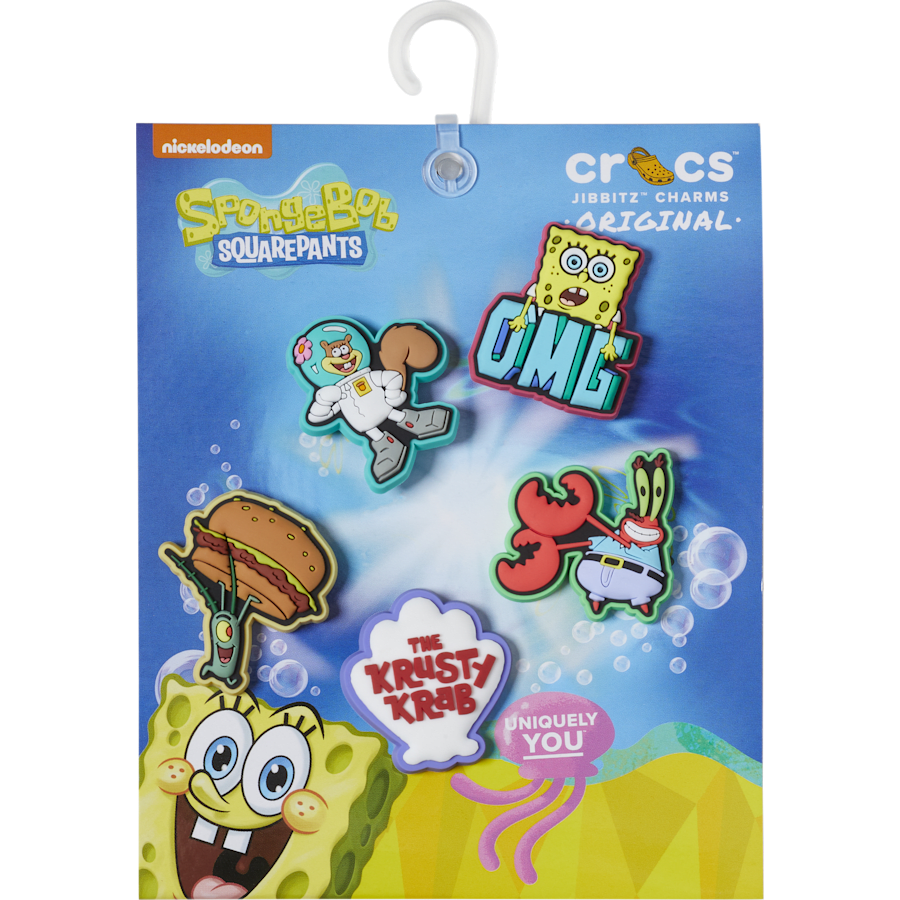 Crocs outlet | SpongeBob 5 Pack Jibbitz™ charms