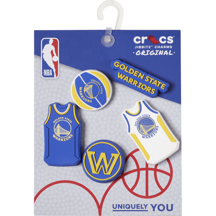 Crocs Discount | NBA Golden State Warriors 5 Pack Jibbitz™ charms