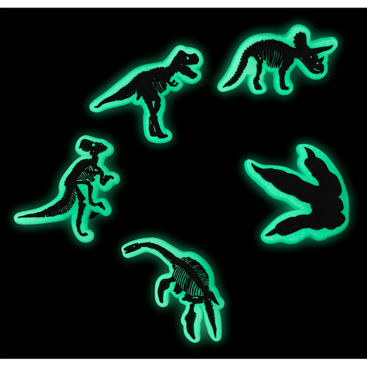 Crocs us | Glow In The Dark Dino 5 Pack Jibbitz Shoe Charm