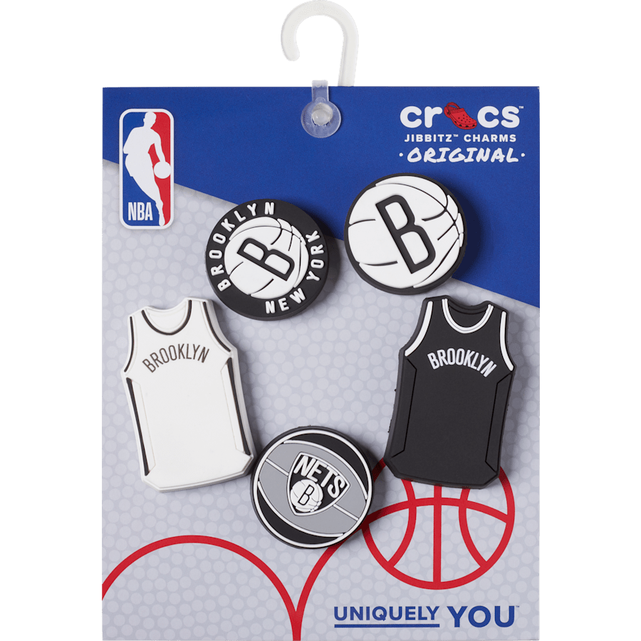 Crocs sale | NBA Brooklyn Nets 5 Pack Jibbitz™ charms