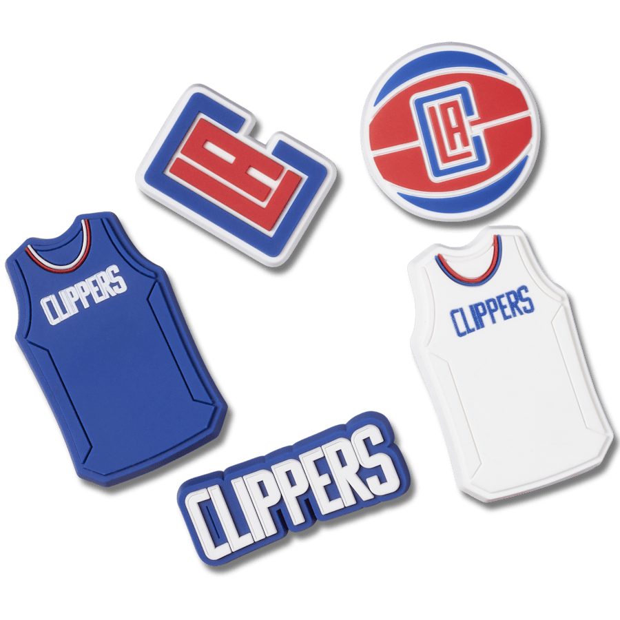 Crocs Discount | NBA Los Angeles Clippers 5 Pack Jibbitz™ charms