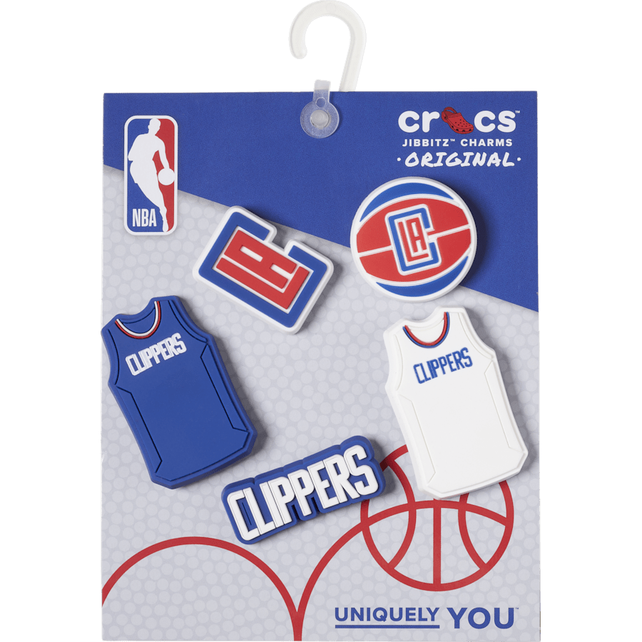 Crocs Discount | NBA Los Angeles Clippers 5 Pack Jibbitz™ charms