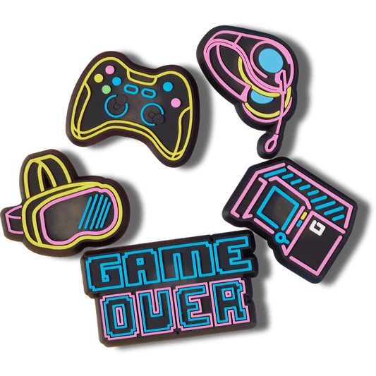 Crocs sale | Lights Up Neon Gamer 5 Pack Jibbitz™ charms