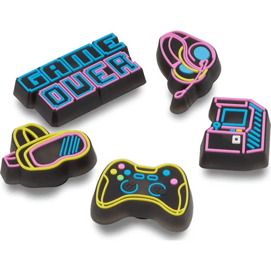 Crocs sale | Lights Up Neon Gamer 5 Pack Jibbitz™ charms