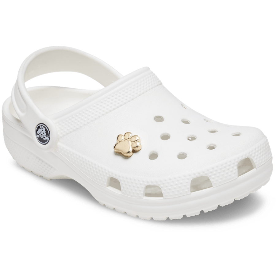 Crocs sale | Gold Dog Paw Jibbitz™ charms