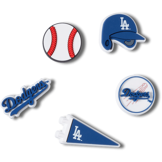 Crocs us | MLB Los Angeles Dodgers 5pck Jibbitz™ charms