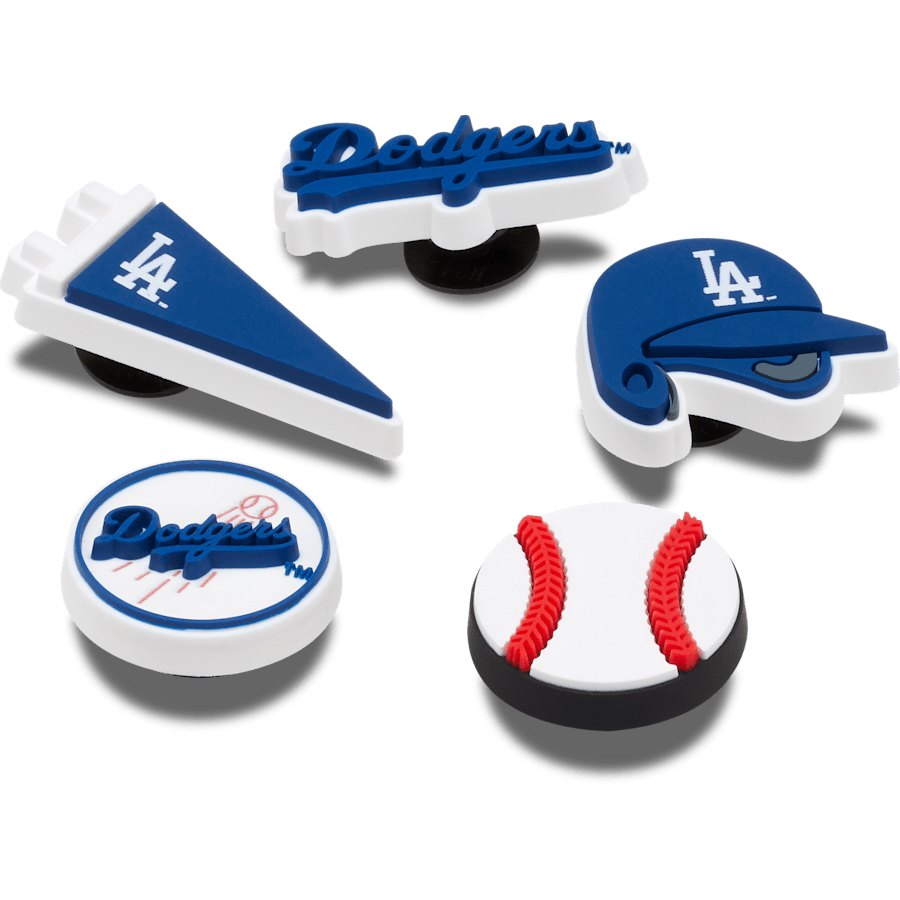Crocs us | MLB Los Angeles Dodgers 5pck Jibbitz™ charms