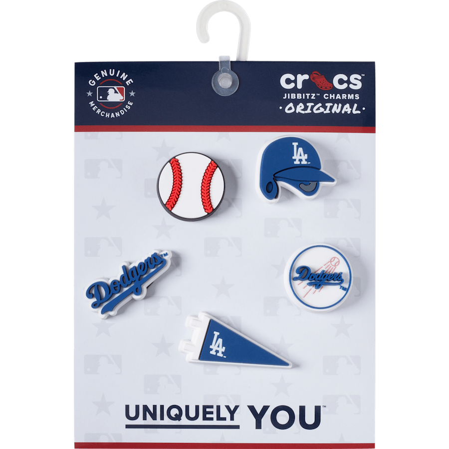Crocs us | MLB Los Angeles Dodgers 5pck Jibbitz™ charms