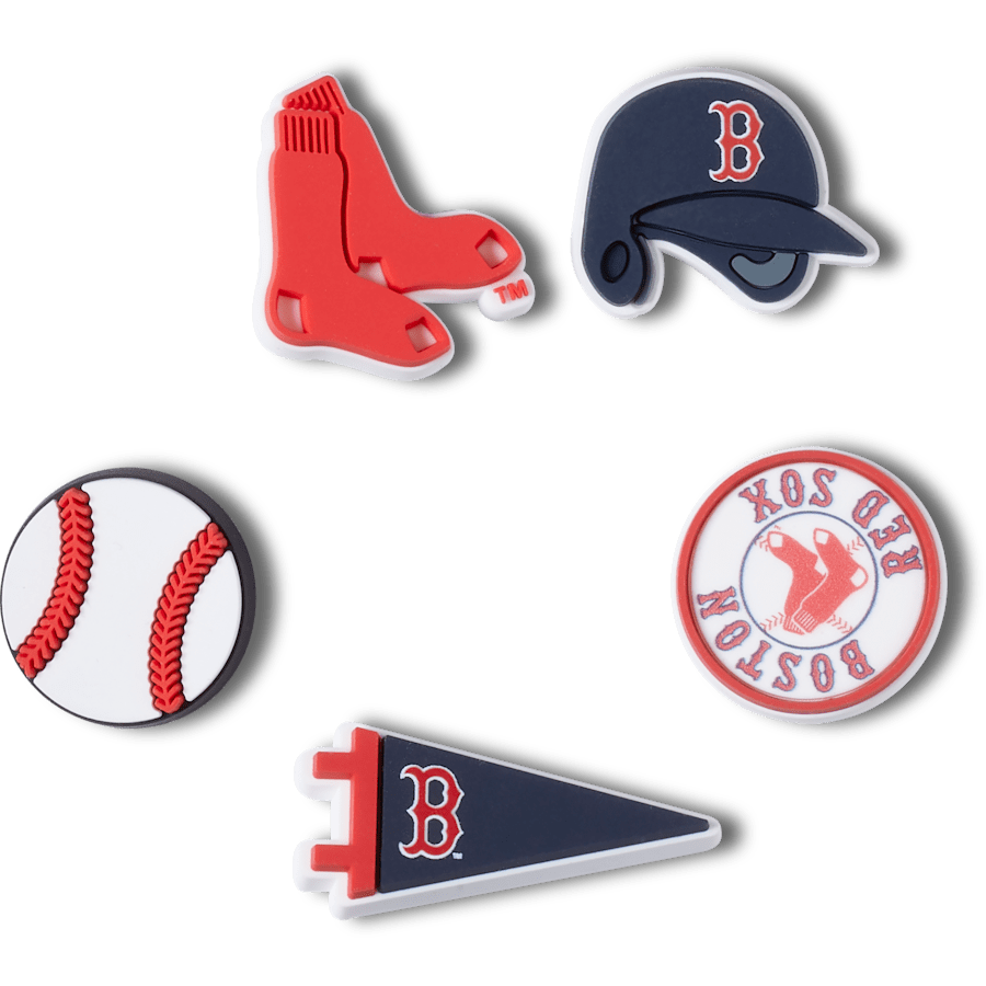 Crocs on sale | MLB Boston Red Sox 5pck Jibbitz™ charms