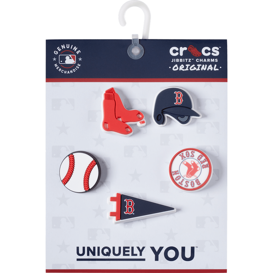 Crocs on sale | MLB Boston Red Sox 5pck Jibbitz™ charms
