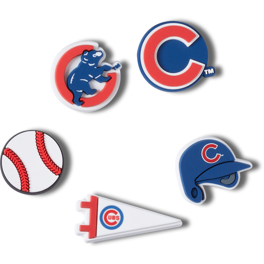 Crocs outlet | MLB Chicago Cubs 5pck Jibbitz™ charms