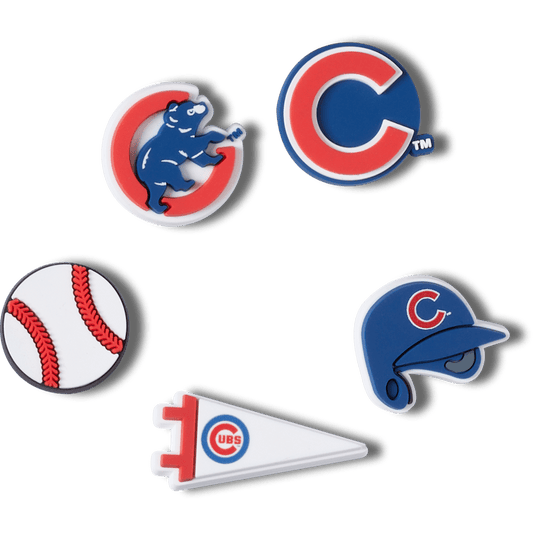 Crocs outlet | MLB Chicago Cubs 5pck Jibbitz™ charms