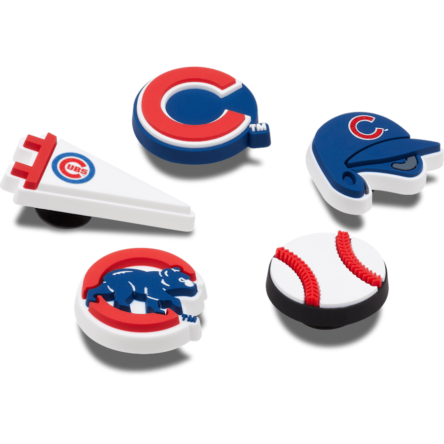Crocs outlet | MLB Chicago Cubs 5pck Jibbitz™ charms