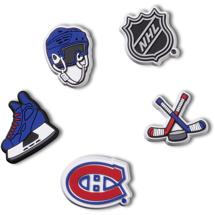 Crocs online | NHL® Montreal Canadiens® 5 Pack Jibbitz™ charms