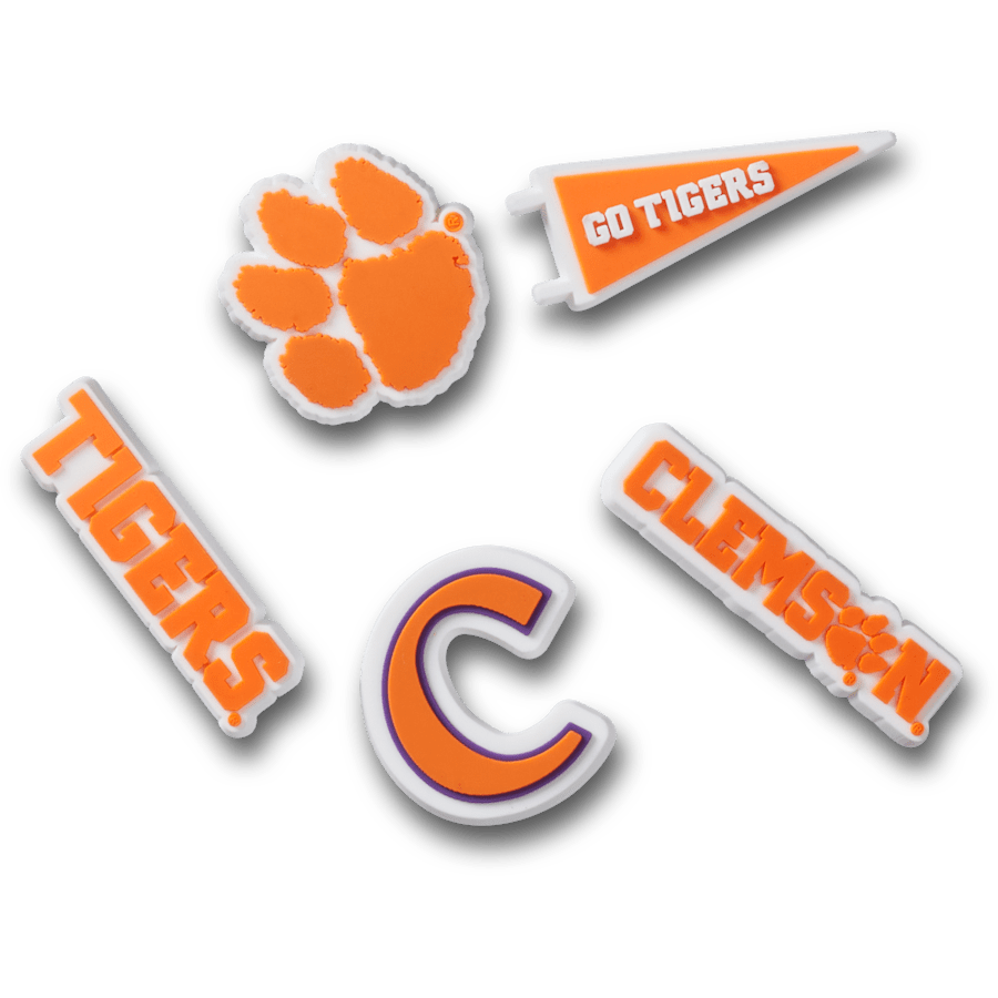 Crocs us | Clemson Univ 5 Pack Jibbitz™ charms