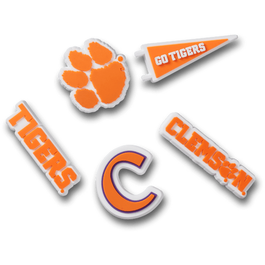 Crocs us | Clemson Univ 5 Pack Jibbitz™ charms