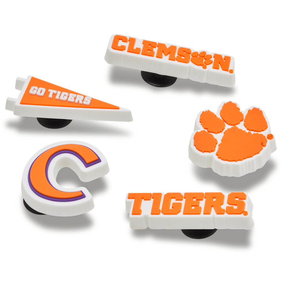 Crocs us | Clemson Univ 5 Pack Jibbitz™ charms