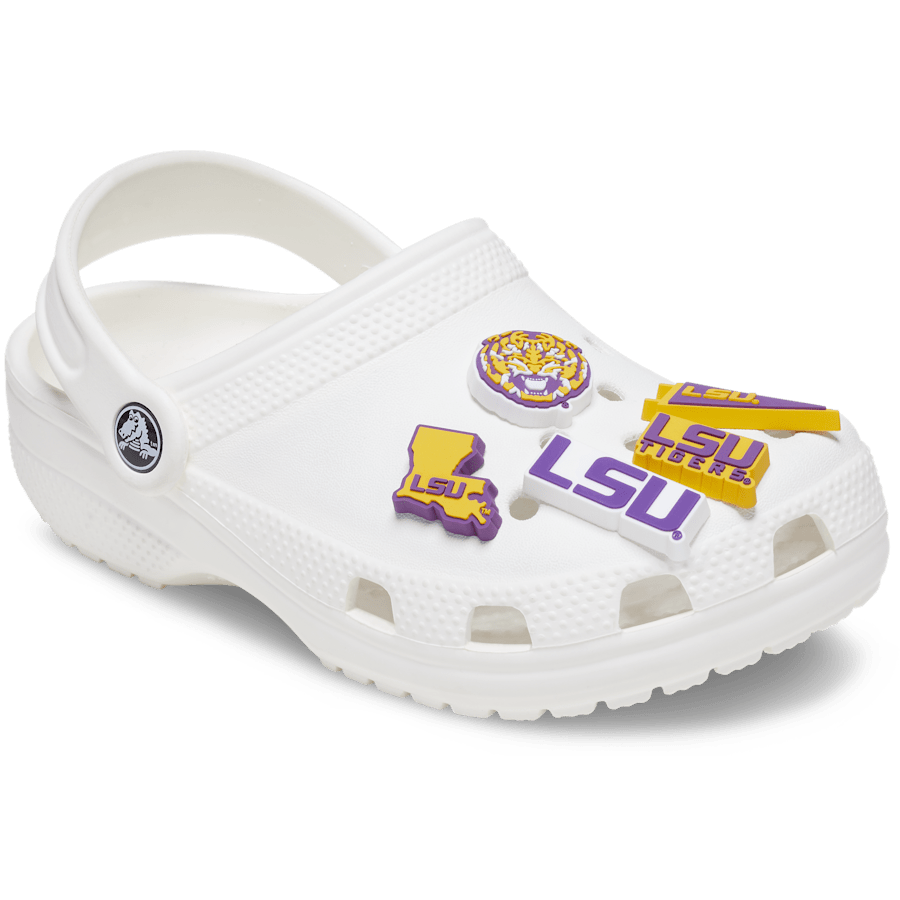 Crocs on sale | LSU 5 Pack Jibbitz™ charms