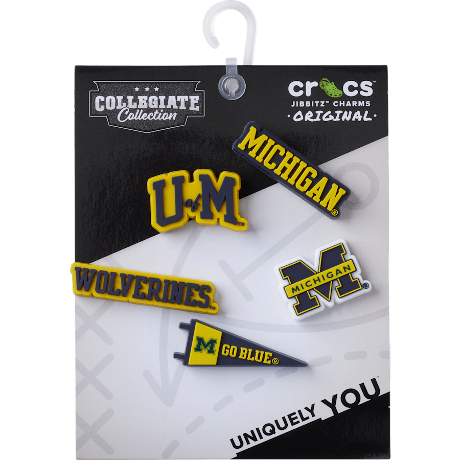 Crocs sale | University of Michigan 5 Pack Jibbitz™ charms