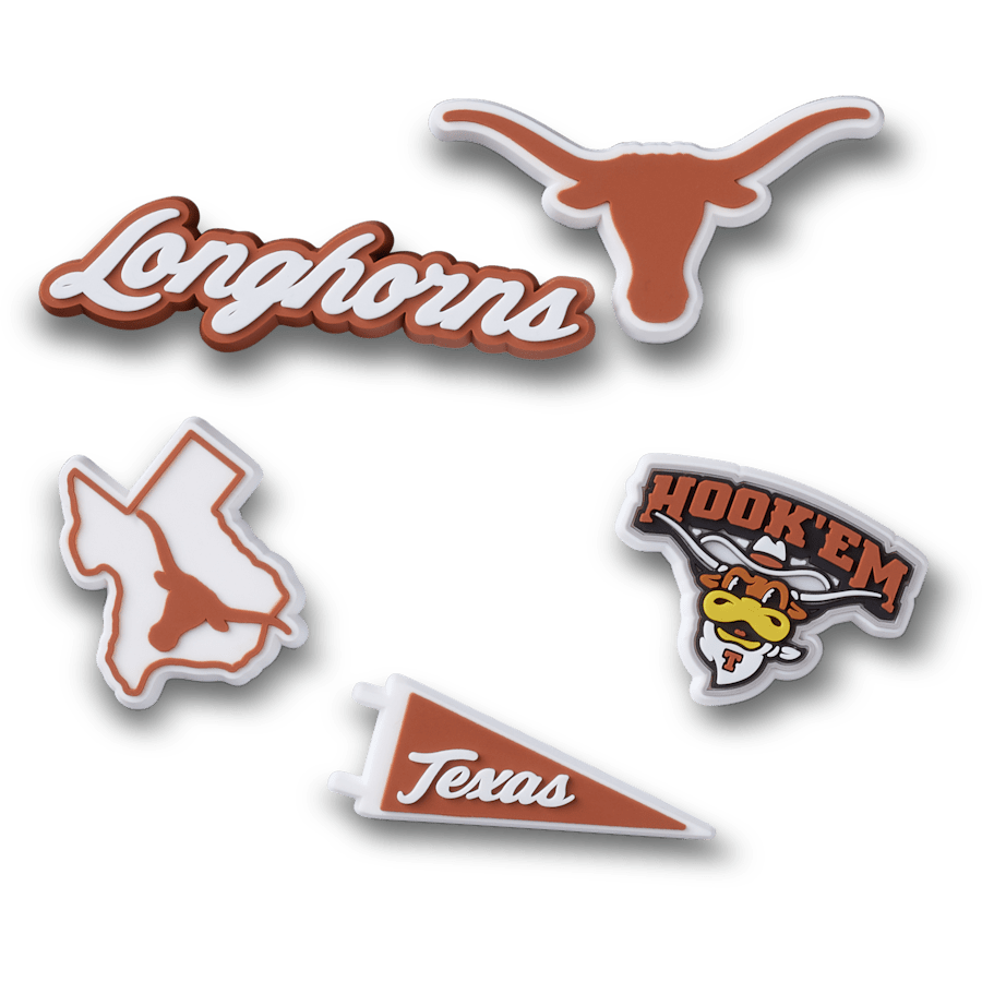 Crocs | University of Texas 5 Pack Jibbitz™ charms