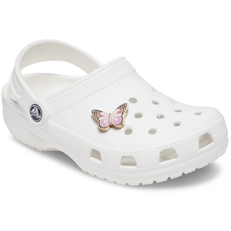 Crocs on sale | Pink Elevated Colorful Butterfly Jibbitz™ charms
