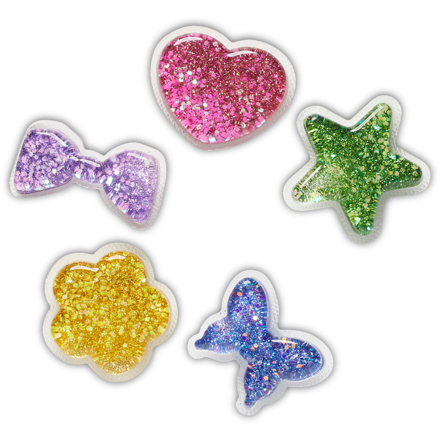 Crocs on sale | UV Changing Squish 5 Pack Jibbitz™ charms