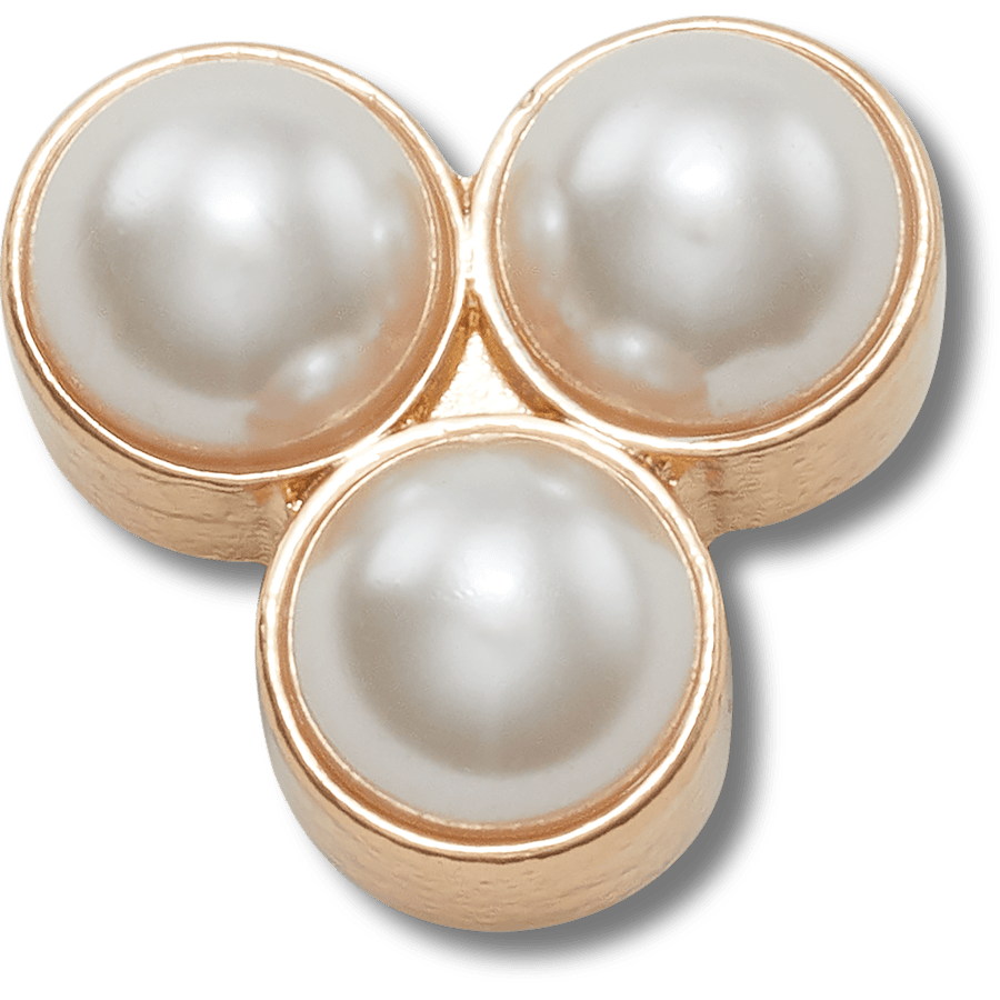 Crocs online | Triple Pearl Jibbitz™ charms
